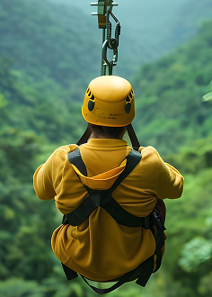 exploring-costa-rican-rainforest-adventurer-zipline-surrounded-by-lush-greenery-concept-adventure-rainforest-costa-rica-zipline-greenery